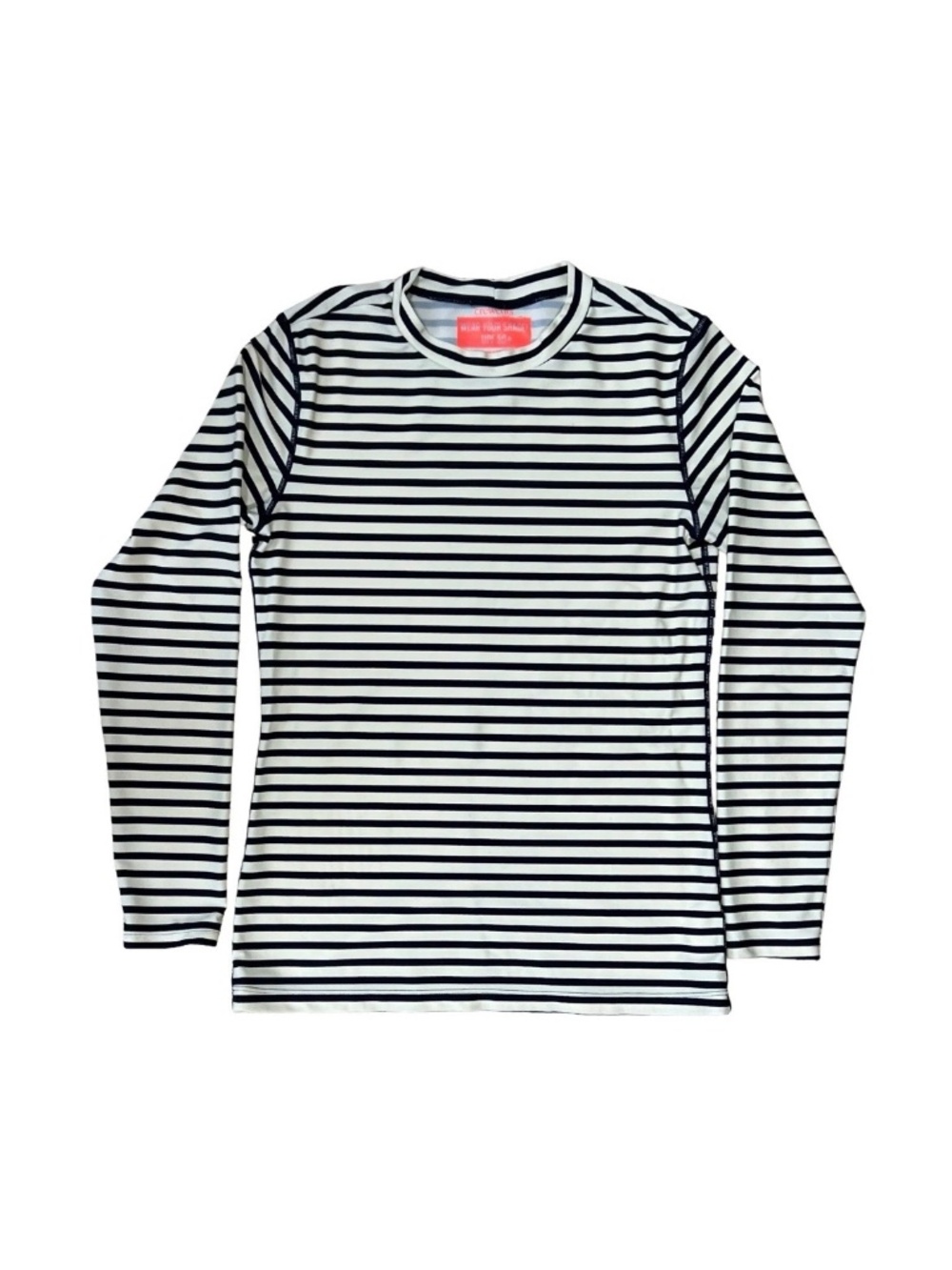J.Crew Crewcuts Girls Striped Long Sleeve Rash Guard Swim Top - Size 16